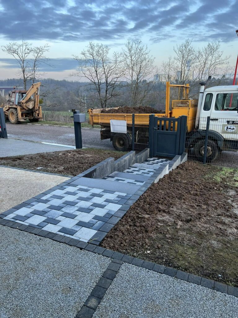 photo de travaux réalisé par bde terrassement