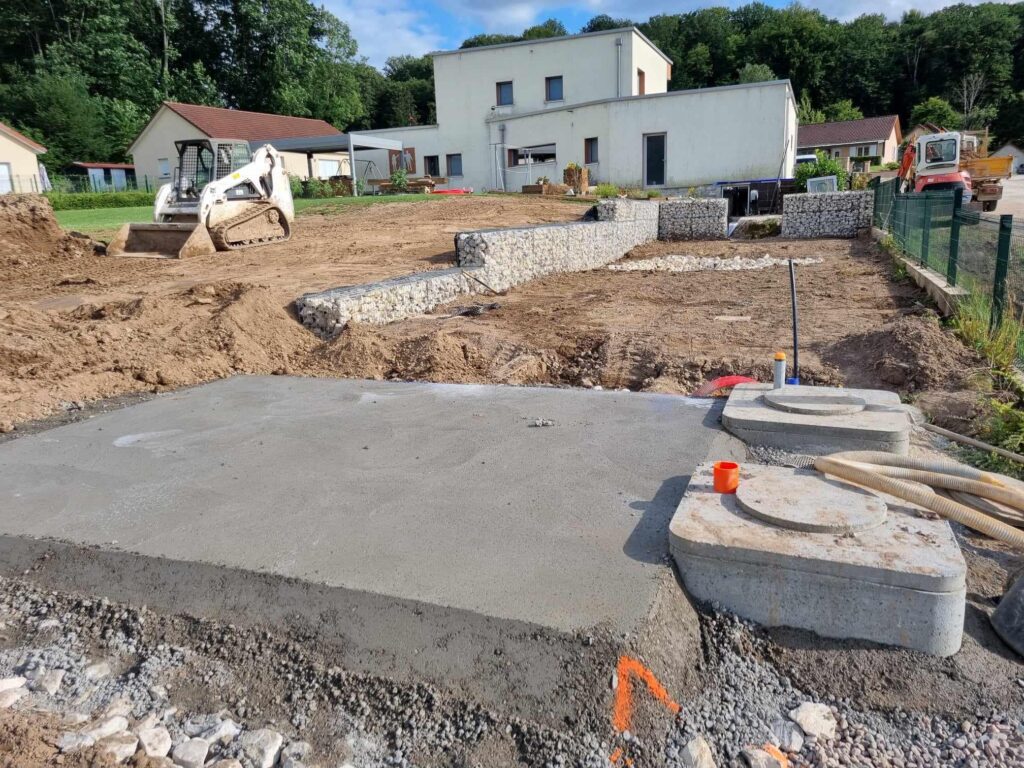 Photo terrassement extérieure